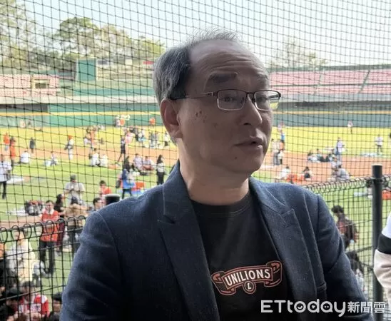 ▲蘇泰安、台南市球場。（圖／記者楊舒帆攝）