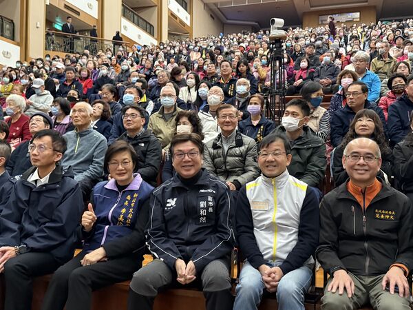 ▲慈濟板橋靜思堂歲末祝福。（圖／新北市民政局提供）