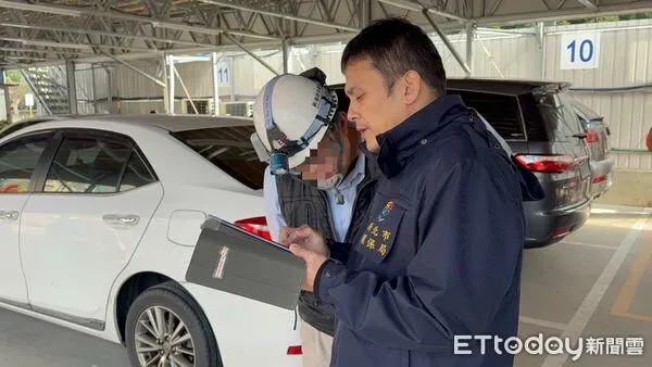 ▲新北工地廢水外洩染河川 環保局閃電查緝污染源。（圖／新北市環保局提供）