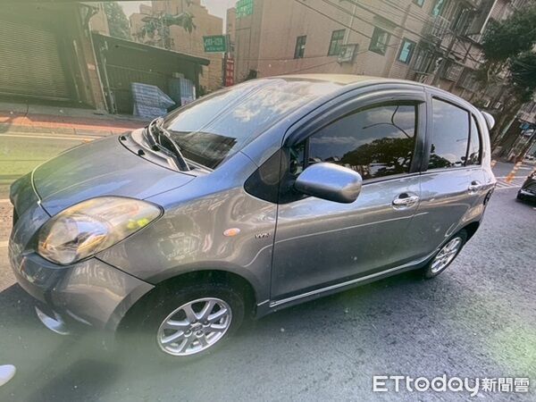 ▲徐男車輛右前方明顯撞擊受損。（圖／桃園警分局提供）