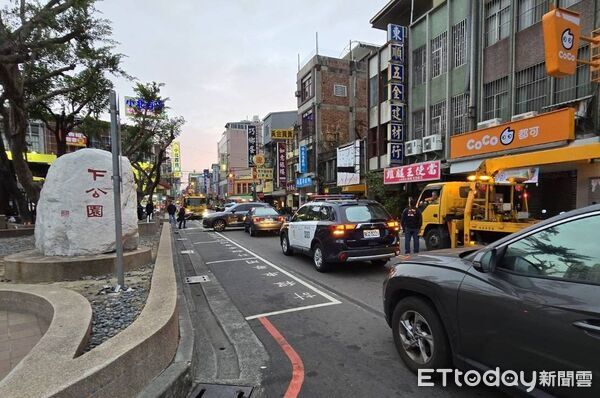 ▲苗栗頭份市下公園今凌晨發生槍擊案，男子腳部中彈自行就醫，警方追緝槍手下落中。（圖／記者楊永盛翻攝）