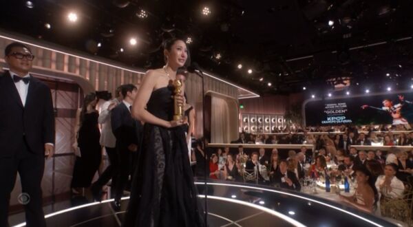 ▲《Kpop 獵魔女團》的〈Golden〉奪下第83屆金球獎原創歌曲獎。（圖／翻攝自網路）