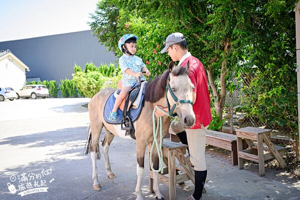 ▲▼台中騎馬體驗「先騰馬業神岡分部」，綠林包圍療癒的馬場基地。（圖／部落客滿分提供）
