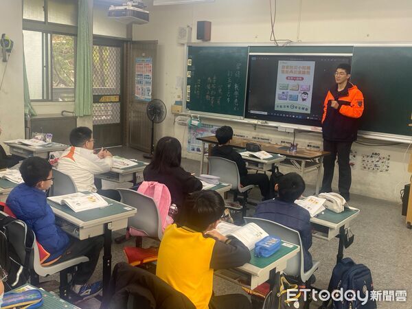 ▲魚池消防分隊赴魚池國小進行電氣使用安全防火宣導，分享「5不1沒有」電氣使用安全口訣。（圖／記者高堂堯翻攝）