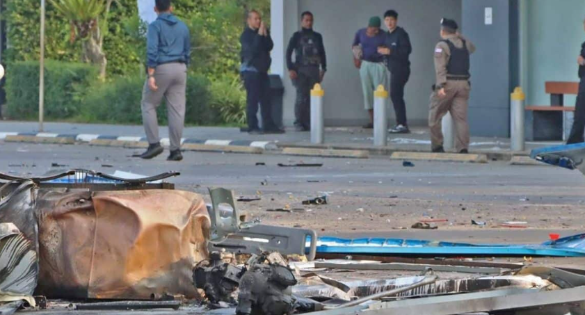 ▲▼泰國南部11加油站遭「連環炸彈攻擊」　1府宣布實施宵禁。（圖／翻攝自Facebook）