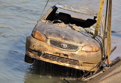 水位下降廢車沉河底　驚見「駕駛座躺白骨」！泰男人間蒸發2年