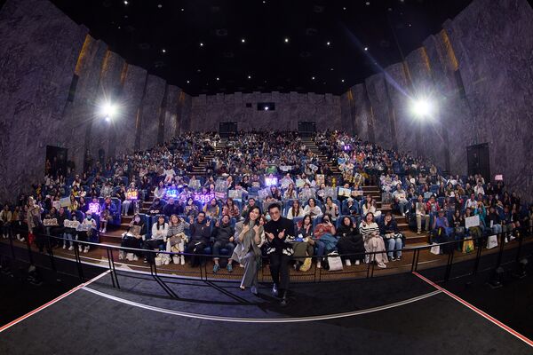 ▲宣萱、古天樂來台宣傳《尋秦記》，上映後票房開紅盤。（圖／華映提供）