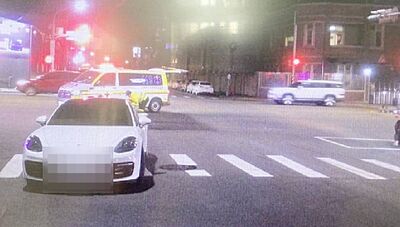 桃園保時捷左轉沒禮讓!直行機車攔腰撞上 騎士骨折送醫