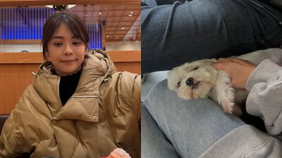 眼淚拌著飯吃！林萱瑜痛失「最後一隻愛犬」　Junior暖心守護惹鼻酸