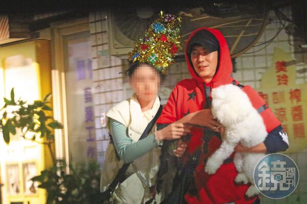 認愛初體驗／獨家！首度認愛妹子　陳楚河抱狗牽女友甜過節