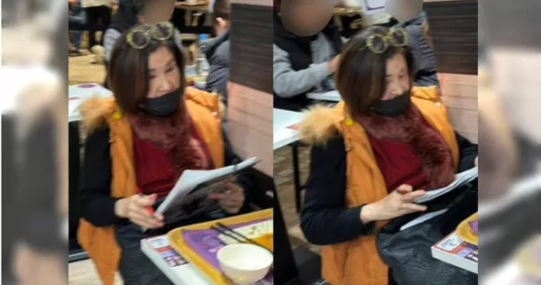 娛樂報報／資深女星嗑美食熟男陪吃　被店員叫回收拾桌面