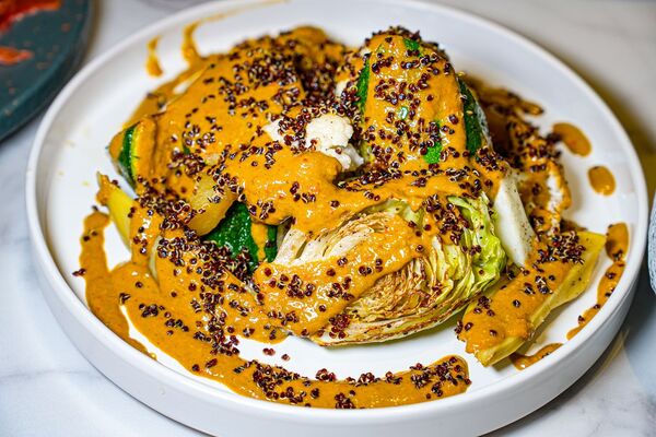 ▲▼台北東區餐酒館「緩緩FABULA」，藏身鬧區的質感約會、歲末聚餐首選。（圖／部落客珊莎提供）