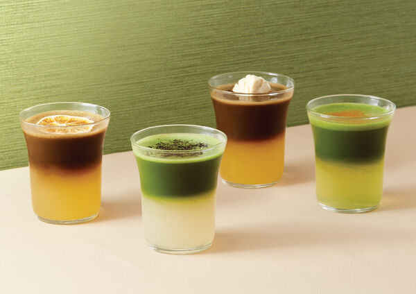 ▲辻利茶舗新甜品，還能自加淋醬。（圖／品牌提供）