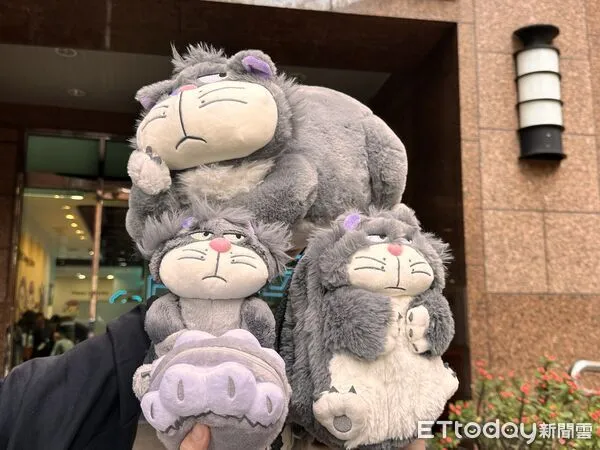▲▼7-11推出反派貓「魯斯佛」周邊快閃購。（圖／記者林育綾攝）