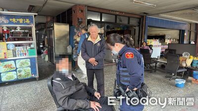 台中阿北腳無力「硬要騎車」 女警霸氣喊:休息1小時再走