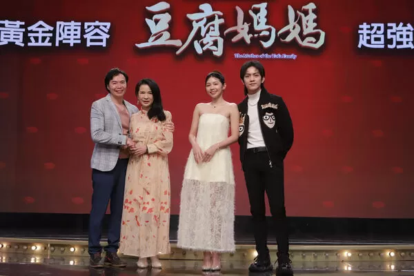 ▲《豆腐媽媽》記者會幕後曝光。（圖／民視提供）