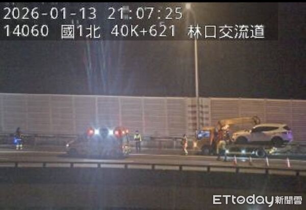 快訊／國1五楊高架奪命車禍！男下車查故障遭撞「頭骨破裂」慘死