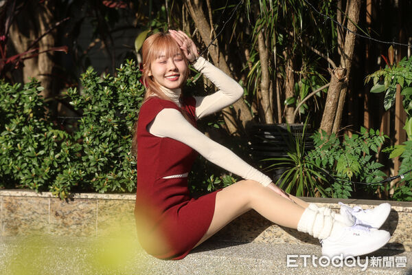 ▲樂天女孩崔荷潾專訪。（圖／記者林敬旻攝）