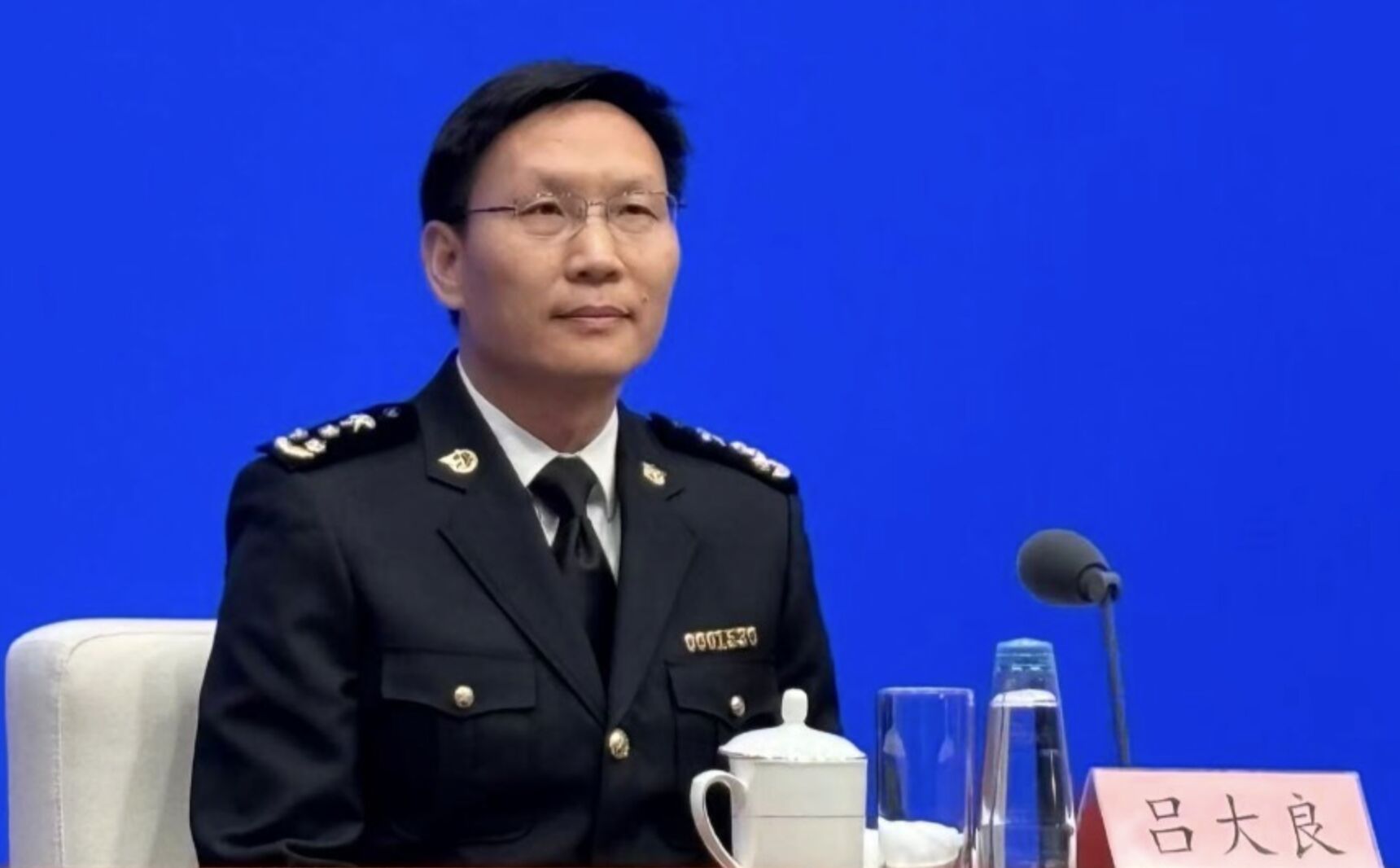 ▲大陸海關總署發言人、大陸海關總署發言人、統計分析司司長呂大良。（圖／翻攝澎湃新聞）