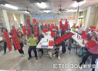 嘉檳書會攜手健禾春聯揮毫　社區共生落實長者關懷