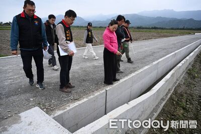 花蓮長良早期農地重劃區水路改善進度超前　預計1/15完工