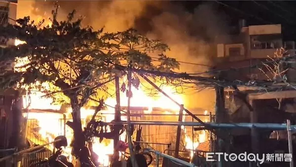 ▲▼嘉義火警。（圖／記者翁伊森翻攝）