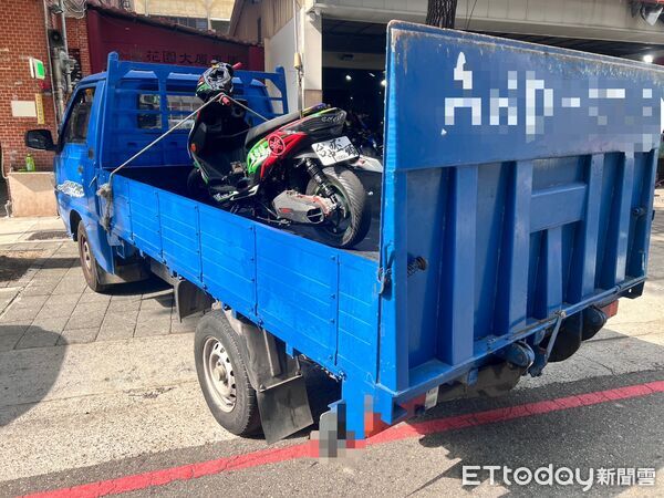 ▲台72線石圍墻路段發生無牌機車競速事件，檢警8日持拘票、搜索票逮人。（圖／記者楊永盛翻攝，下同）