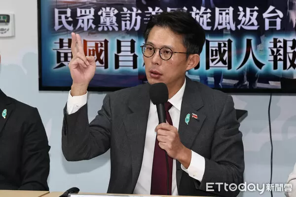 ▲▼  民眾黨訪美團返台記者會-黃國昌 。（圖／記者黃克翔攝）