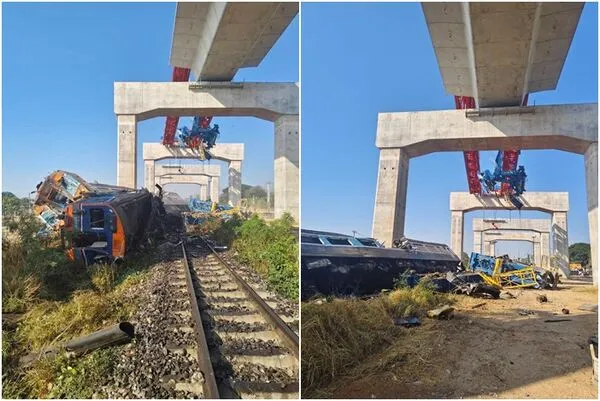 ▲▼ 泰國重大列車事故。（圖／路透）