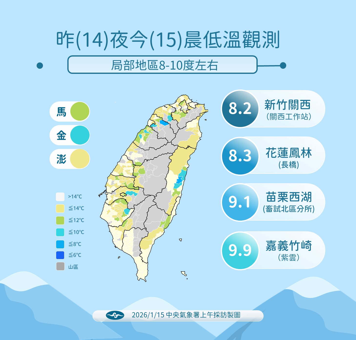 ▲▼未來一周天氣。（圖／氣象署提供）