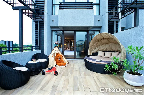 ▲寒假遊花蓮，秧悦美地稻草人登場。（圖／秧悦美地度假酒店提供）