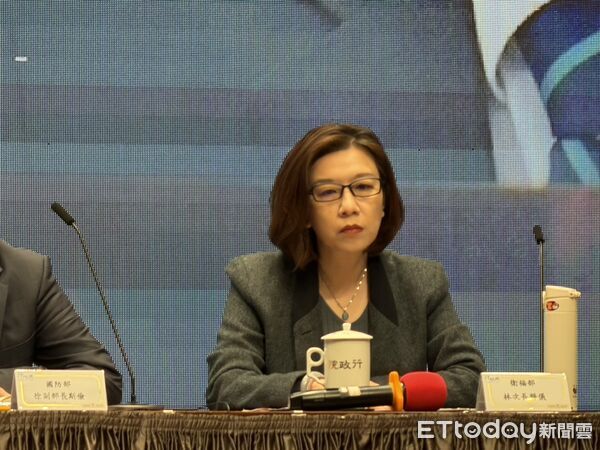 ▲▼衛福部次長林靜儀出席行政院會記者會。（圖／記者陳家祥攝）