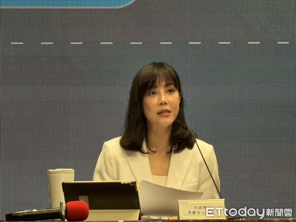 ▲▼行政院發言人李慧芝出席行政院會記者會。（圖／記者陳家祥攝）