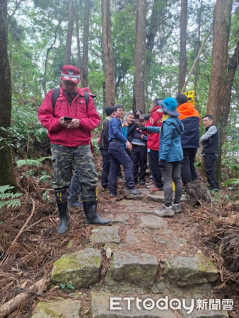 ▲鹿谷鄉溪頭鳳凰山林道救護案。（圖／記者高堂堯翻攝）
