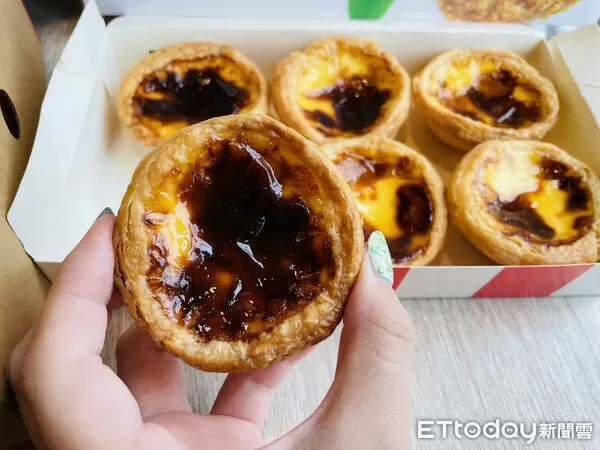 ▲▼肯德基原味蛋撻 。（圖／記者蕭筠攝）