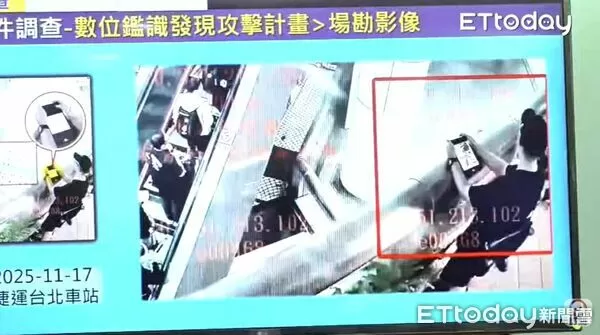 ▲▼張文11月17日曾到台北捷運站場勘，期間使用平板，檢方因此得以分析手勢破解平板密碼。（圖／翻攝ETtoday直播）