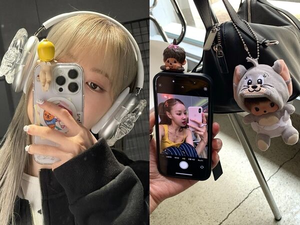 IVE、LE SSERAFIM都在瘋「手機裝飾」爆紅　蒙奇奇、趴趴天使超可愛