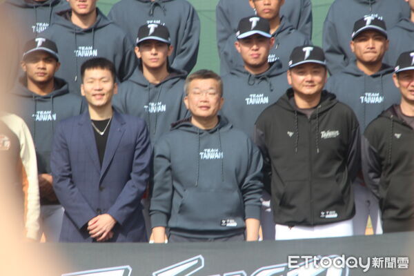 ▲2026經典賽中華隊第一階段集訓開訓，中職會長蔡其昌 。（圖／記者蔡厚瑄攝）