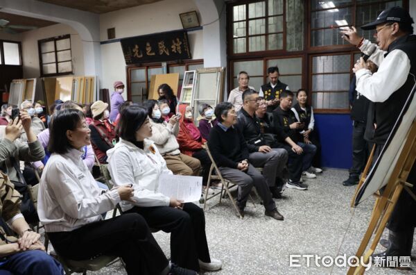▲雲林縣長張麗善與縣府團隊、地方民代出席古坑道路改善工程地方說明會。（圖／記者游瓊華翻攝）