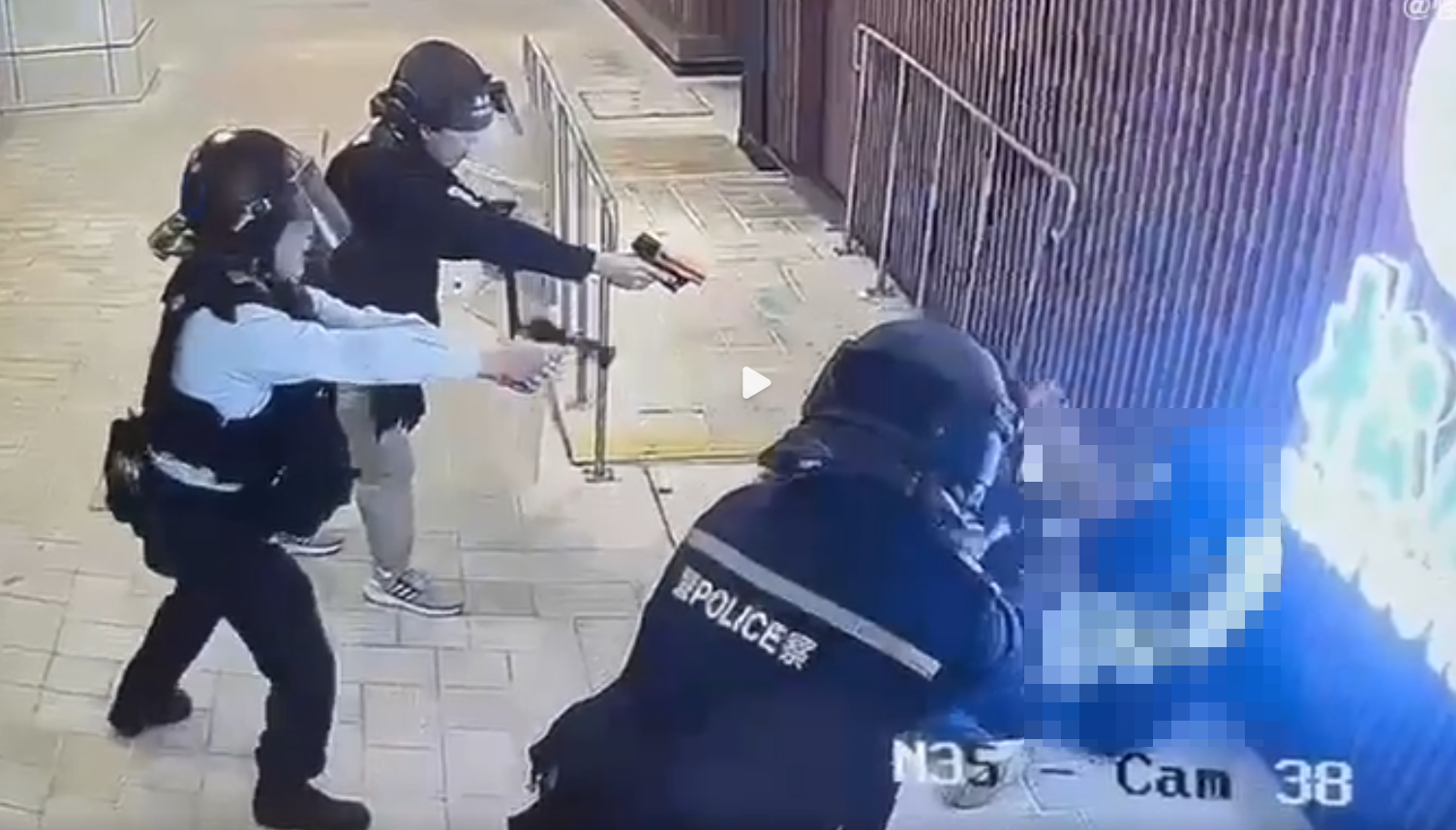 ▲▼香港隨機砍人。（圖／翻攝自微博）