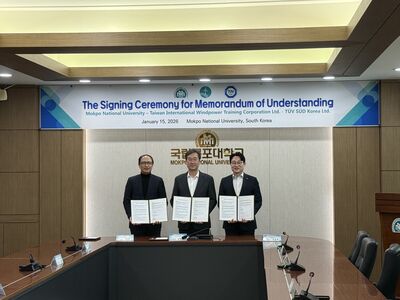 台灣風能訓練公司攜手木浦大學及TUV SUD Korea　打造GWO培訓中心