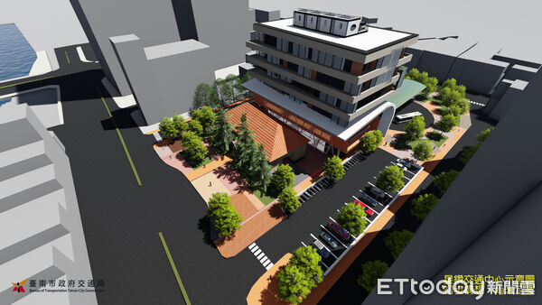 ▲「星鑽交通中心」BOT案啟動第二次政策公告招商，市府期盼引入民間資源整合交通、停車與商業機能。（記者林東良翻攝，下同）