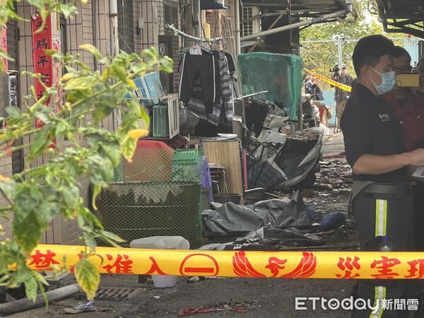 ▲▼台中烏日死亡火警。（圖／記者許權毅攝）