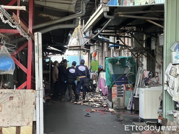 ▲▼台中烏日死亡火警。（圖／記者許權毅攝）