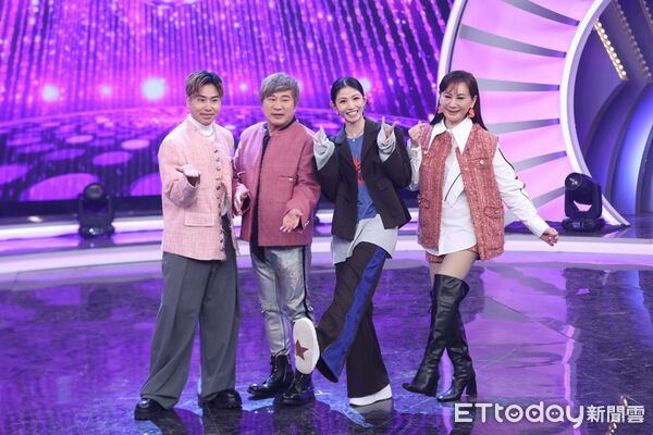 ▲胡瓜、歐漢聲、李千娜、陳亞蘭出席《週末最強大》錄影開棚。（圖／記者林敬旻攝）