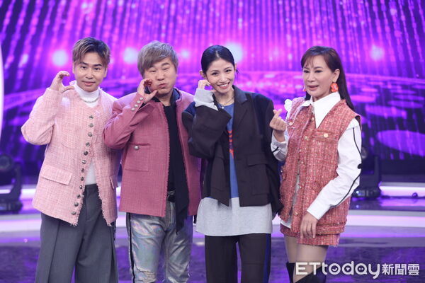 ▲胡瓜、歐漢聲、李千娜、陳亞蘭出席《週末最強大》錄影開棚。（圖／記者林敬旻攝）