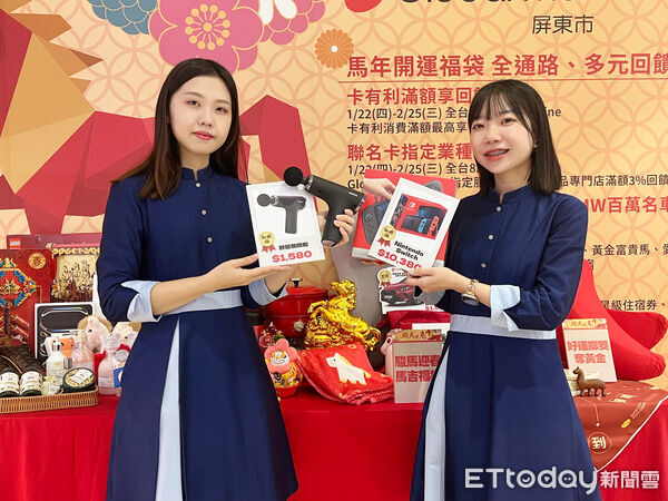 ▲Global Mall屏東市春節檔期《駿馬迎春》活動。（圖／Global Mall屏東市提供）