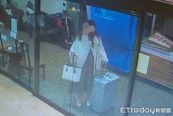 ▲詹女欲從高雄小港離境時為友軍攔截。（圖／桃園警分局提供）