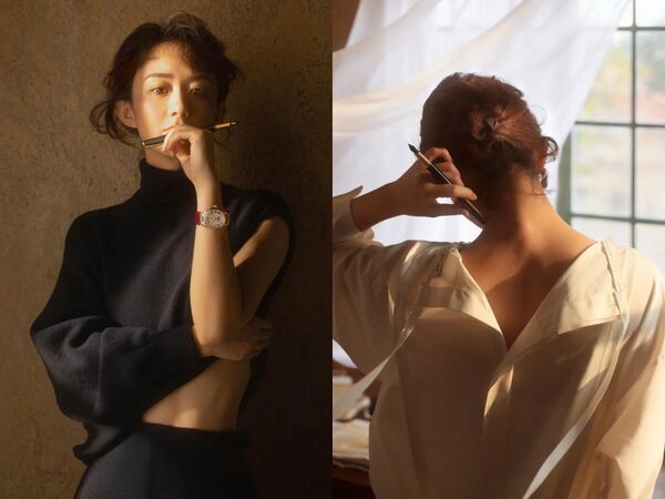 趙麗穎產後大秀性感腹肌　38歲小男孩短髮被封「赫本」