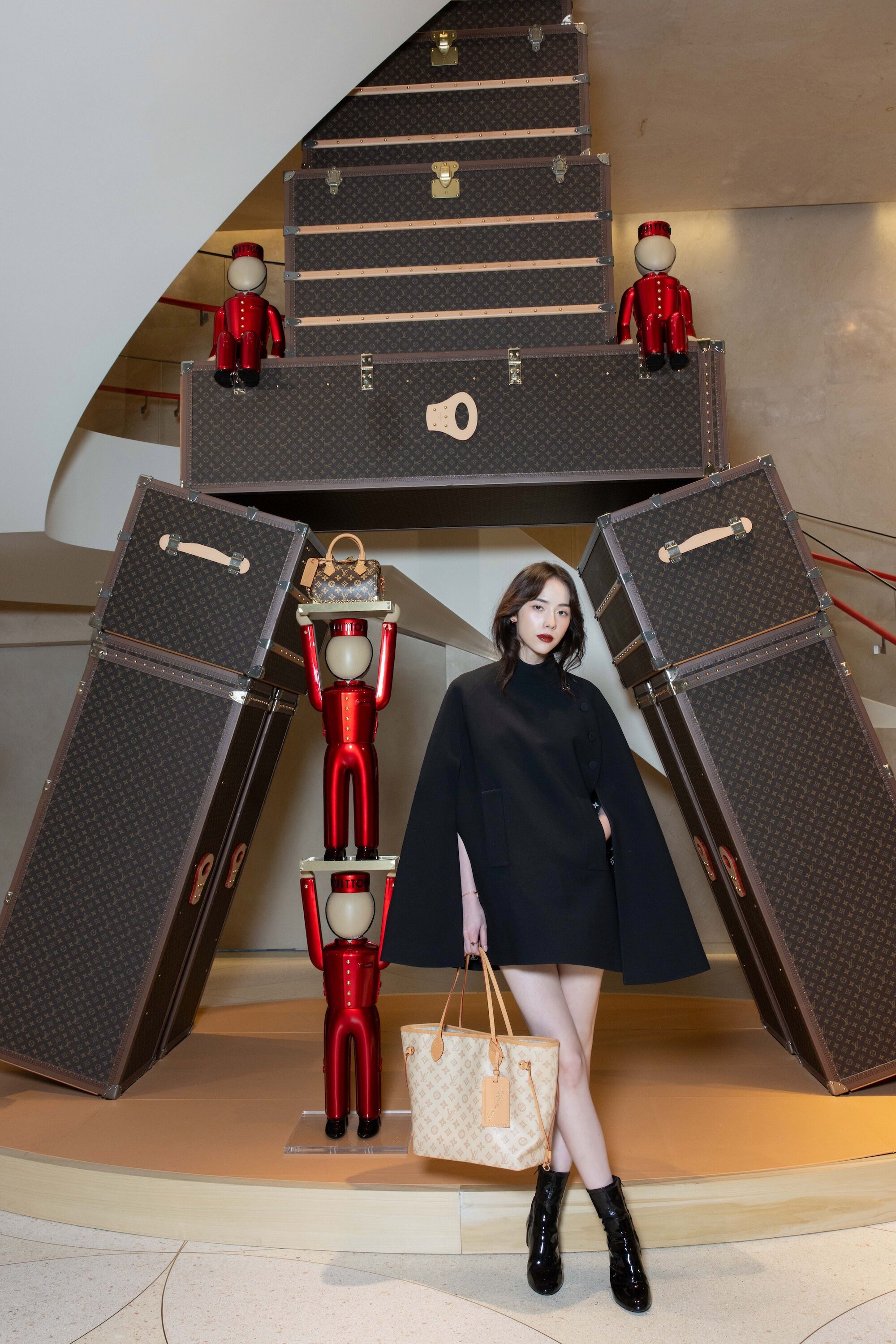 ▲LV 130周年。林奕嵐、邵雨薇、王淨、隋棠、范少勳（圖／品牌提供）